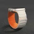 Bracelet montre silicone magnétique 38 à 49 mm pour Apple Watch – Couleur du bracelet 18 starlight orange