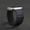 Bracelet montre silicone magnétique 38 à 49 mm pour Apple Watch – Couleur du bracelet 20 Starry Gray