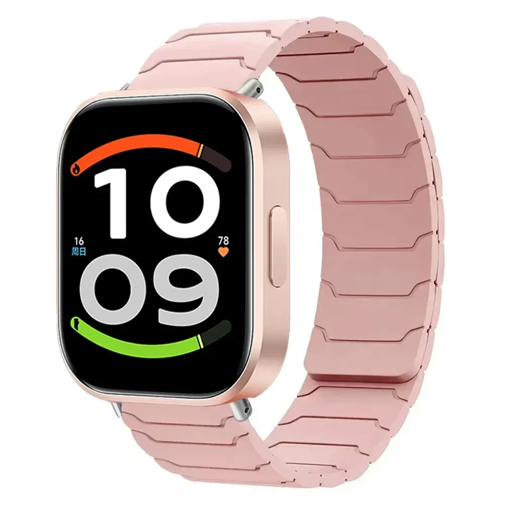 Bracelet montre silicone magnétique