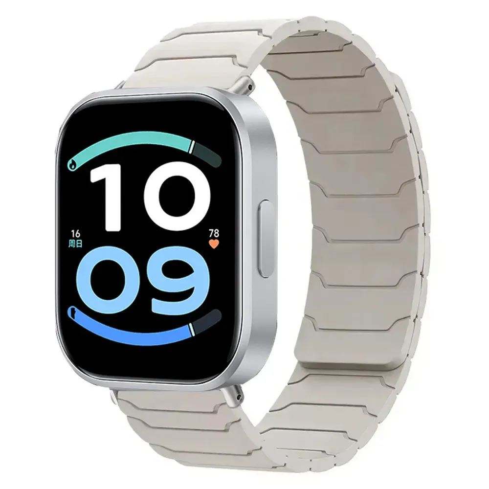 Bracelet montre silicone magnétique