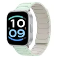 Bracelet montre silicone magnétique – Couleur du bracelet Light mint starlight