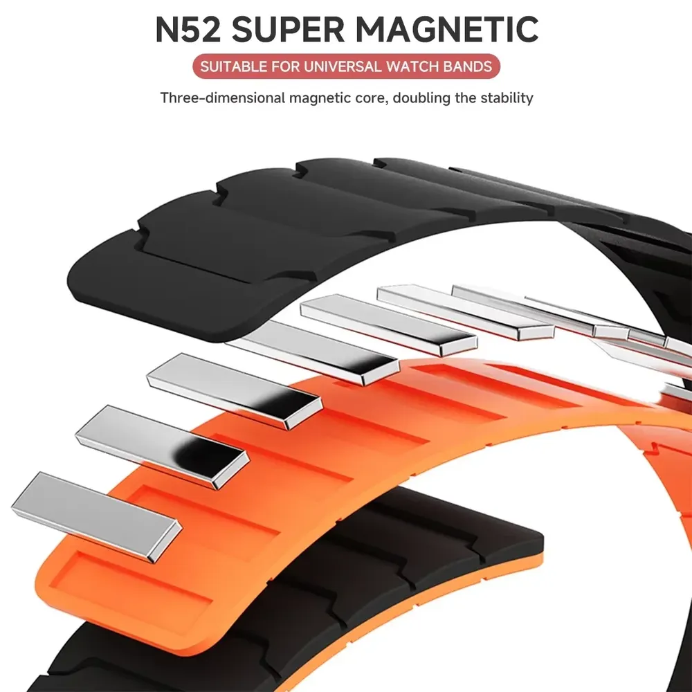 Bracelet montre silicone magnétique pour Redmi Watch Xiaomi