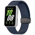 Bracelet montre silicone magnétique pour Samsung Galaxy Fit 3 – Couleur du bracelet midnight blue