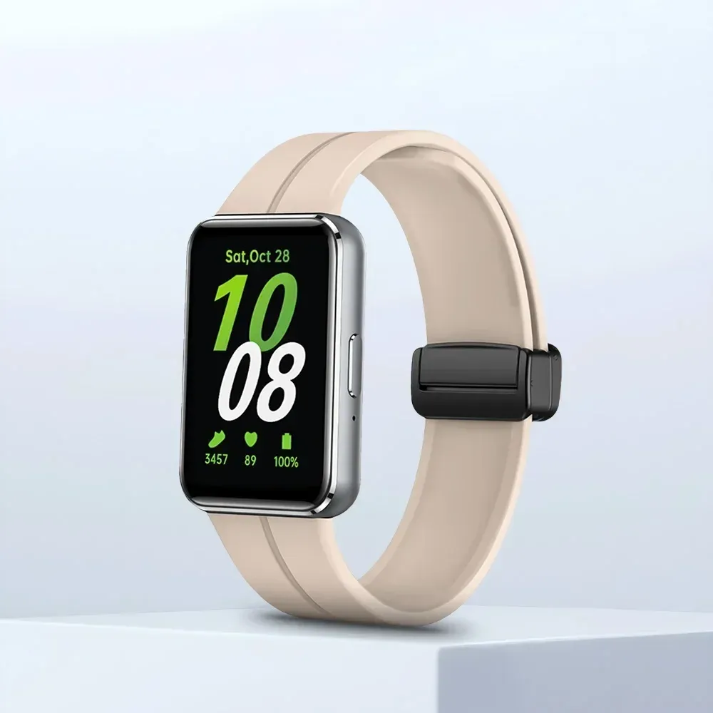Bracelet montre silicone magnétique pour Samsung Galaxy Fit 3