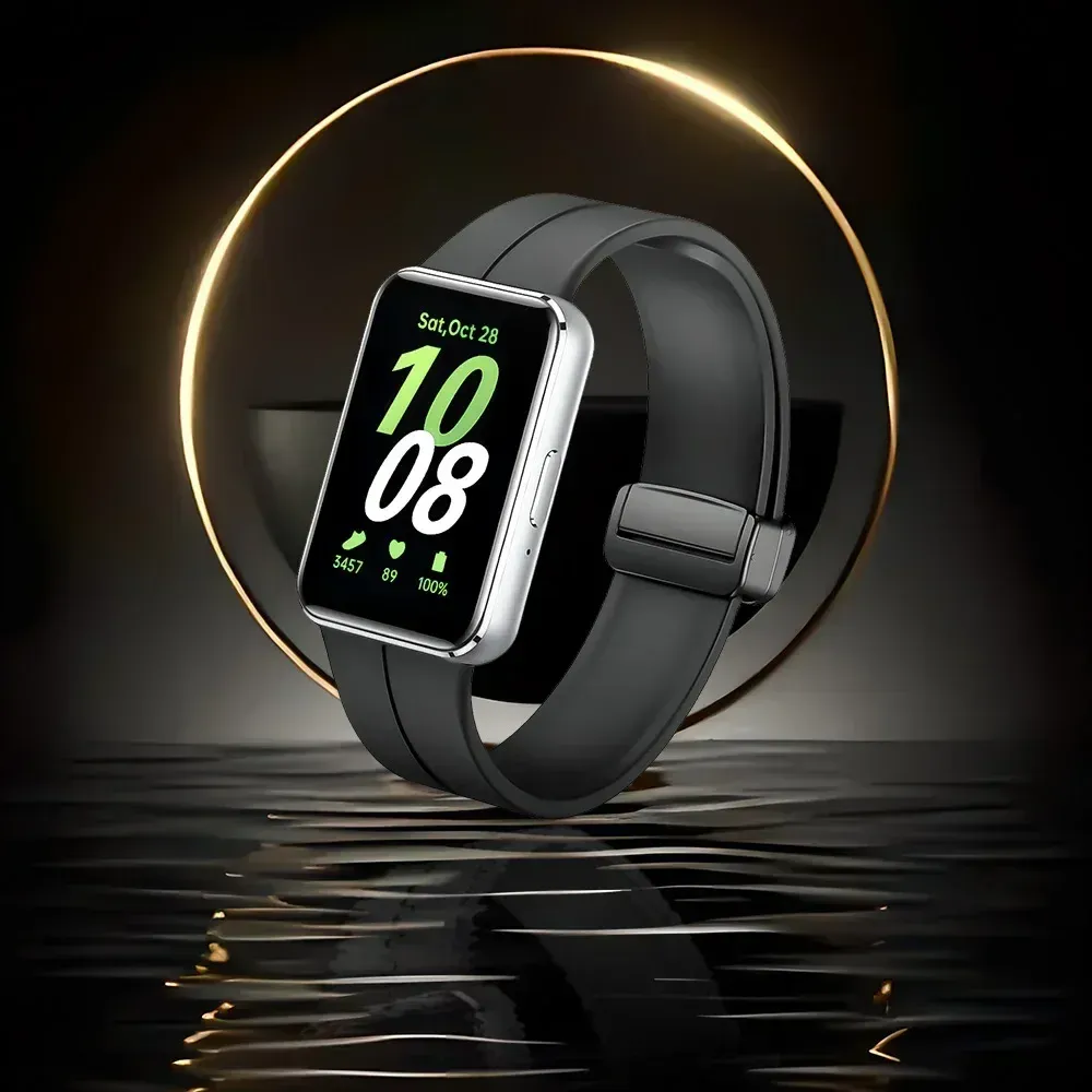 Bracelet montre silicone magnétique pour Samsung Galaxy Fit 3