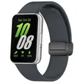 Bracelet montre silicone magnétique pour Samsung Galaxy Fit 3 – Couleur du bracelet gris