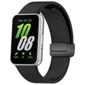 Bracelet montre silicone magnétique pour Samsung Galaxy Fit 3 – Couleur du bracelet noir