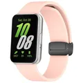 Bracelet montre silicone magnétique pour Samsung Galaxy Fit 3 – Couleur du bracelet Rose