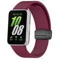 Bracelet montre silicone magnétique pour Samsung Galaxy Fit 3 – Couleur du bracelet Violet gris