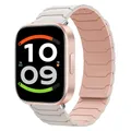 Bracelet montre silicone magnétique – Couleur du bracelet Starlight Pink