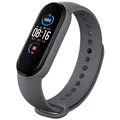 Bracelet montre silicone Mi Band 3 à 7 – Couleur du bracelet Dark gray 29