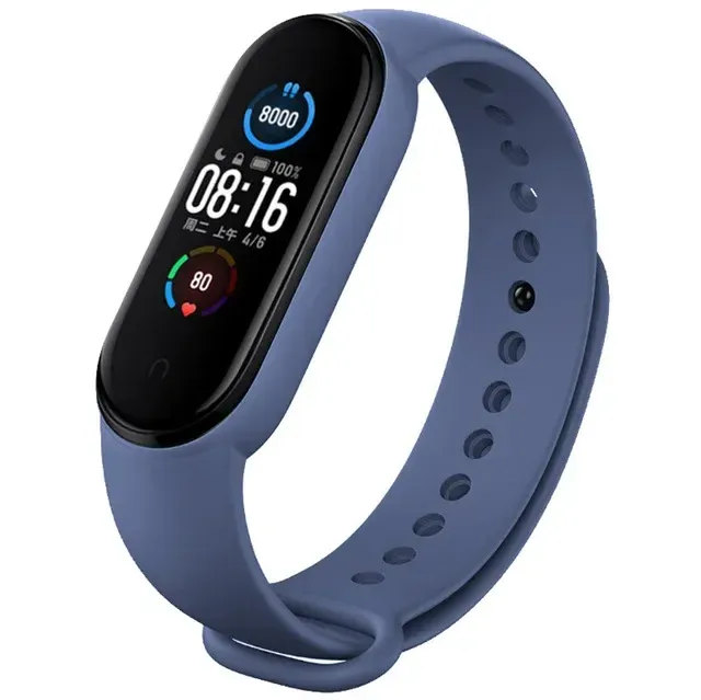 Bracelet montre silicone Mi Band 3 à 7