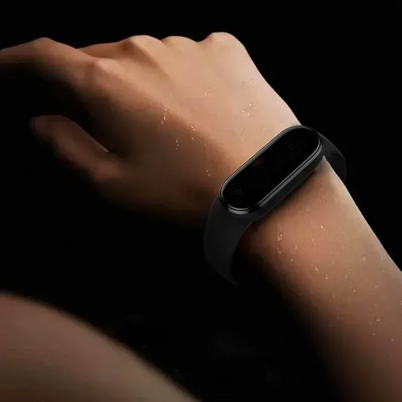 Bracelet montre silicone Mi Band 3 à 7