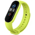 Bracelet montre silicone Mi Band 3 à 7 – Couleur du bracelet Light yellow 09