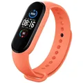 Bracelet montre silicone Mi Band 3 à 7 – Couleur du bracelet Orange 08