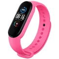 Bracelet montre silicone Mi Band 3 à 7 – Couleur du bracelet Pink 02