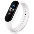 Bracelet montre silicone Mi Band 3 à 7 – Couleur du bracelet White 06
