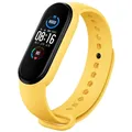 Bracelet montre silicone Mi Band 3 à 7 – Couleur du bracelet Yellow 03