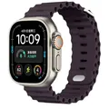 Bracelet montre silicone Ocean 38 à 49 mm pour Apple Watch – Couleur du bracelet Berry purple