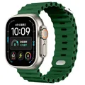 Bracelet montre silicone Ocean 38 à 49 mm pour Apple Watch – Couleur du bracelet Clover