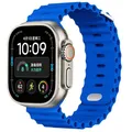 Bracelet montre silicone Ocean 38 à 49 mm pour Apple Watch – Couleur du bracelet Royal blue