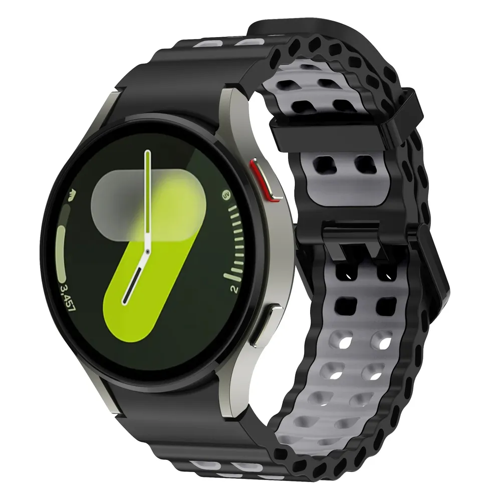 Bracelet montre silicone Ocean 40 à 47 mm pour Samsung Galaxy