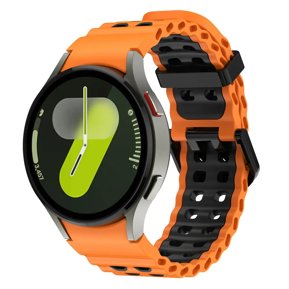 Bracelet montre silicone Ocean 40 à 47 mm pour Samsung Galaxy