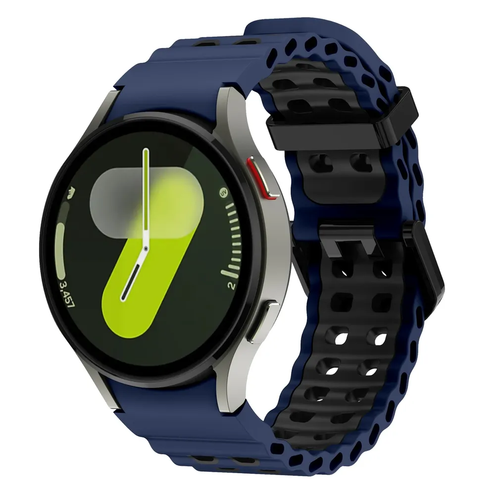Bracelet montre silicone Ocean 40 à 47 mm pour Samsung Galaxy