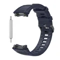 Bracelet montre silicone pour Amazfit T-REX 3 – Couleur du bracelet Bleu