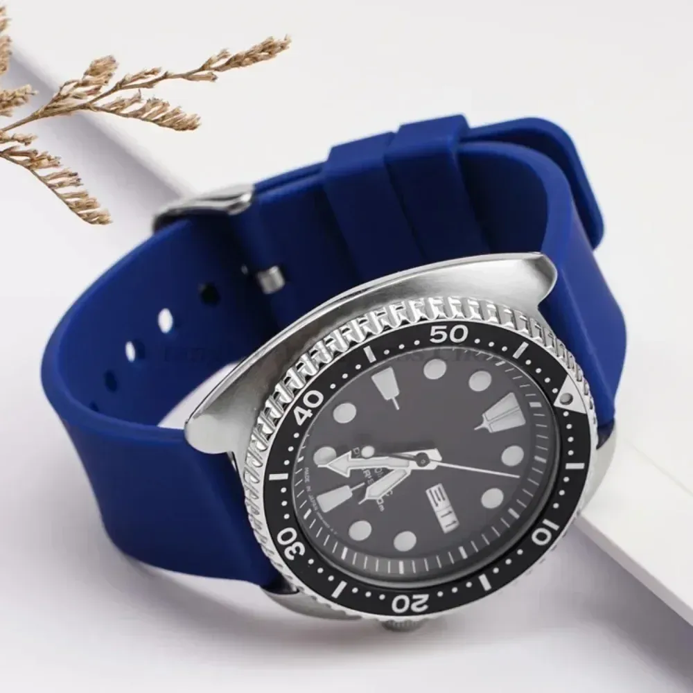 Bracelet montre silicone souple 12 à 20 mm