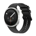 Bracelet montre silicone souple 40 à 46 mm pour Samsung Galaxy – Couleur du bracelet Black