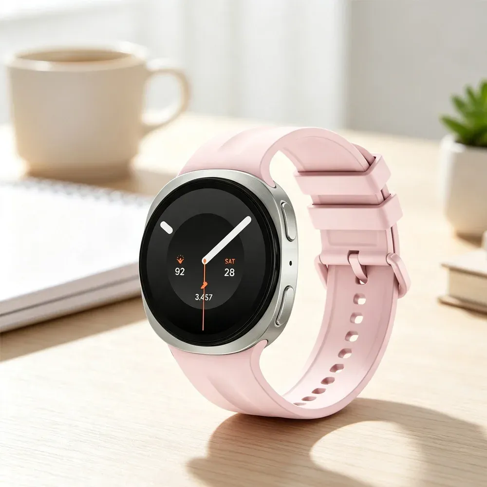 Bracelet montre silicone souple 40 à 46 mm pour Samsung Galaxy