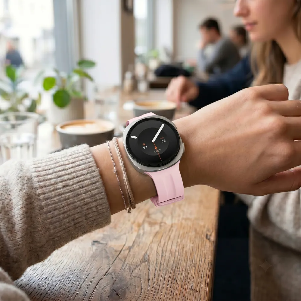 Bracelet montre silicone souple 40 à 46 mm pour Samsung Galaxy