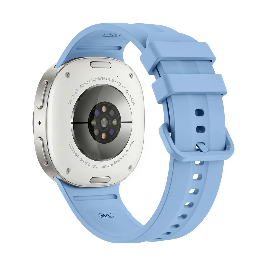 Bracelet montre silicone souple 40 à 46 mm pour Samsung Galaxy