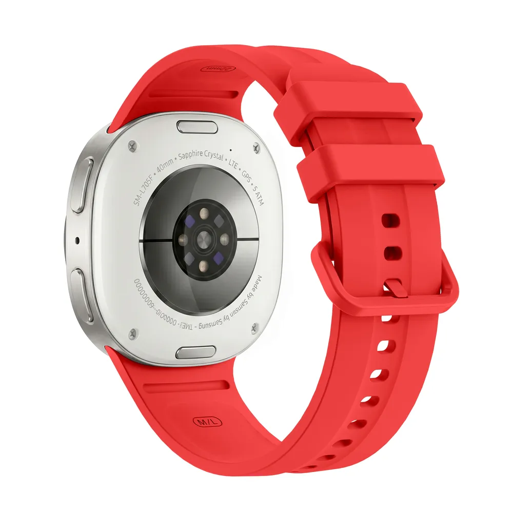 Bracelet montre silicone souple 40 à 46 mm pour Samsung Galaxy