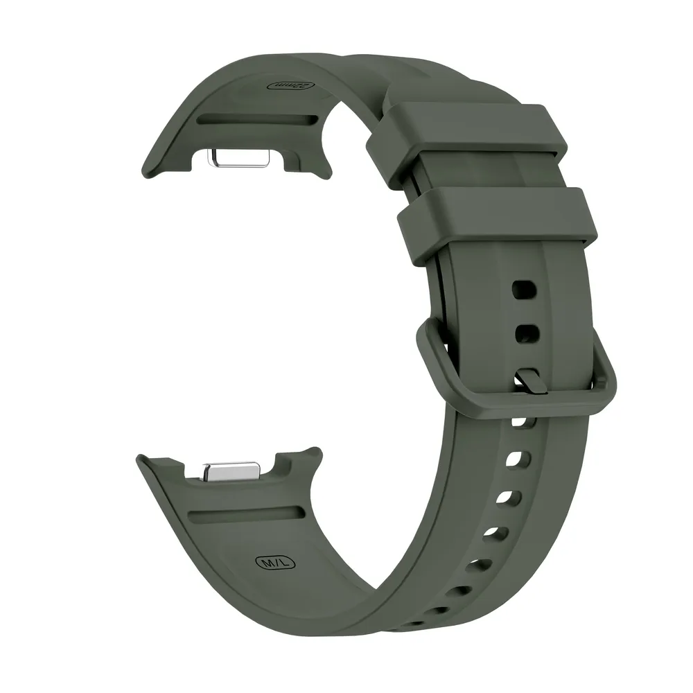Bracelet montre silicone souple 40 à 46 mm pour Samsung Galaxy