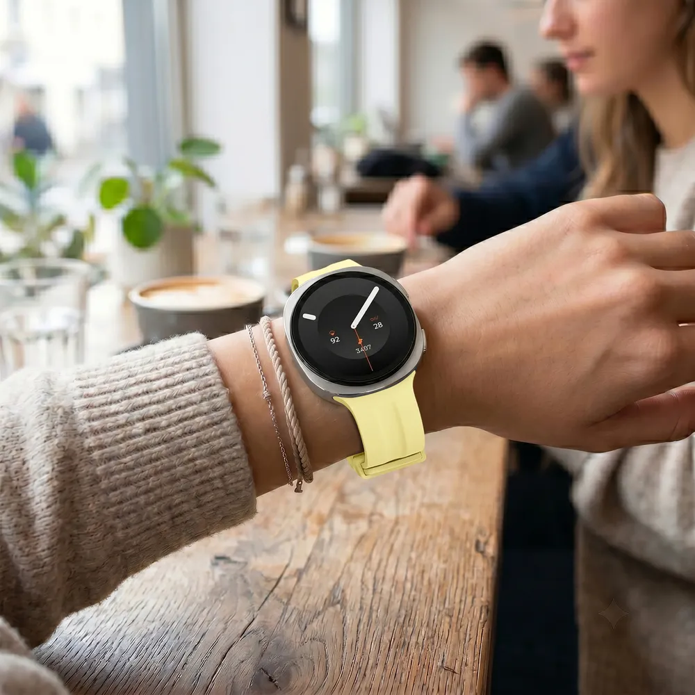 Bracelet montre silicone souple 40 à 46 mm pour Samsung Galaxy
