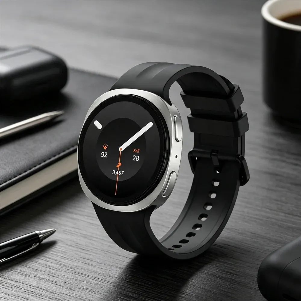 Bracelet montre silicone souple 40 à 46 mm pour Samsung Galaxy