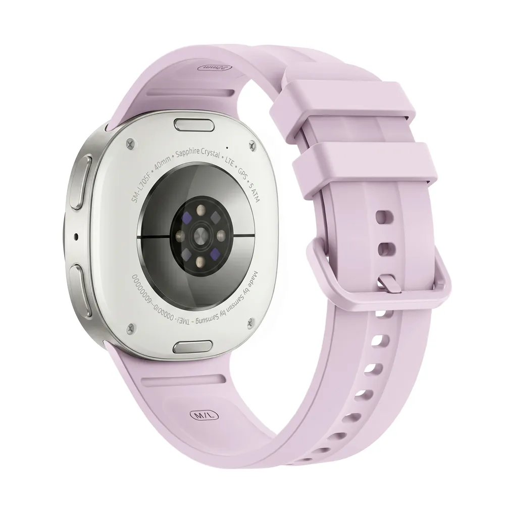 Bracelet montre silicone souple 40 à 46 mm pour Samsung Galaxy
