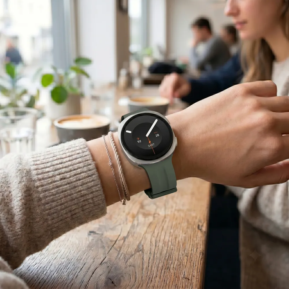 Bracelet montre silicone souple 40 à 46 mm pour Samsung Galaxy