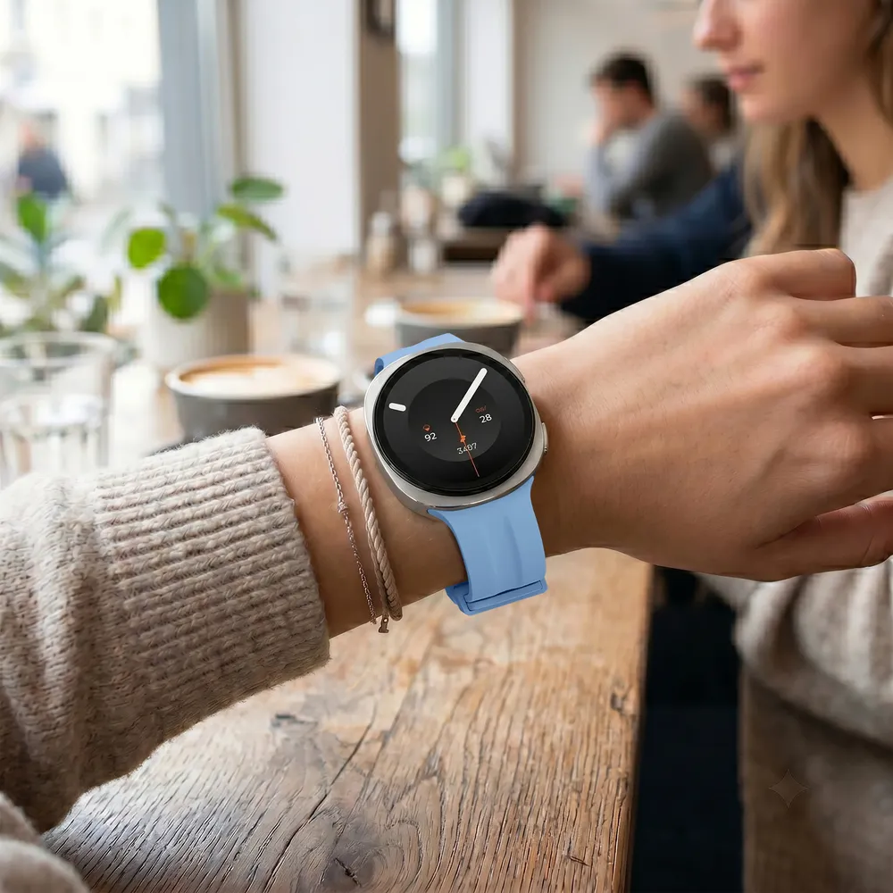 Bracelet montre silicone souple 40 à 46 mm pour Samsung Galaxy