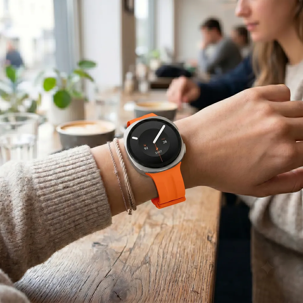 Bracelet montre silicone souple 40 à 46 mm pour Samsung Galaxy