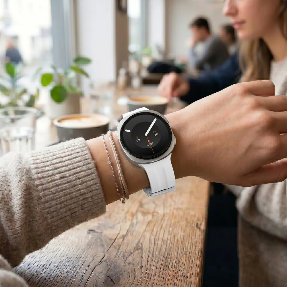 Bracelet montre silicone souple 40 à 46 mm pour Samsung Galaxy