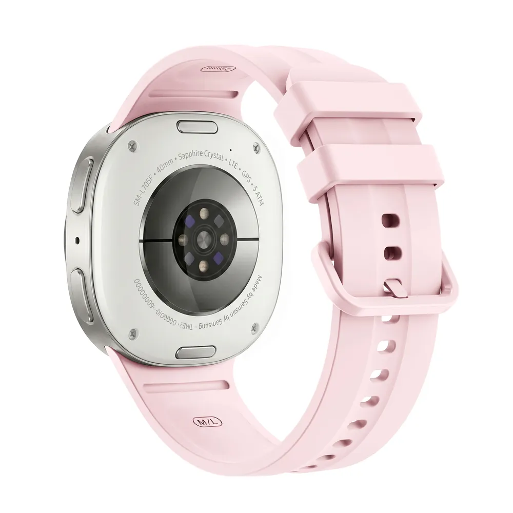 Bracelet montre silicone souple 40 à 46 mm pour Samsung Galaxy