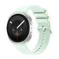 Bracelet montre silicone souple 40 à 46 mm pour Samsung Galaxy – Couleur du bracelet Light green