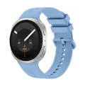 Bracelet montre silicone souple 40 à 46 mm pour Samsung Galaxy – Couleur du bracelet Light blue