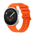 Bracelet montre silicone souple 40 à 46 mm pour Samsung Galaxy – Couleur du bracelet Orange