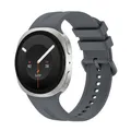 Bracelet montre silicone souple 40 à 46 mm pour Samsung Galaxy – Couleur du bracelet Space ash