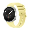 Bracelet montre silicone souple 40 à 46 mm pour Samsung Galaxy – Couleur du bracelet Yellow