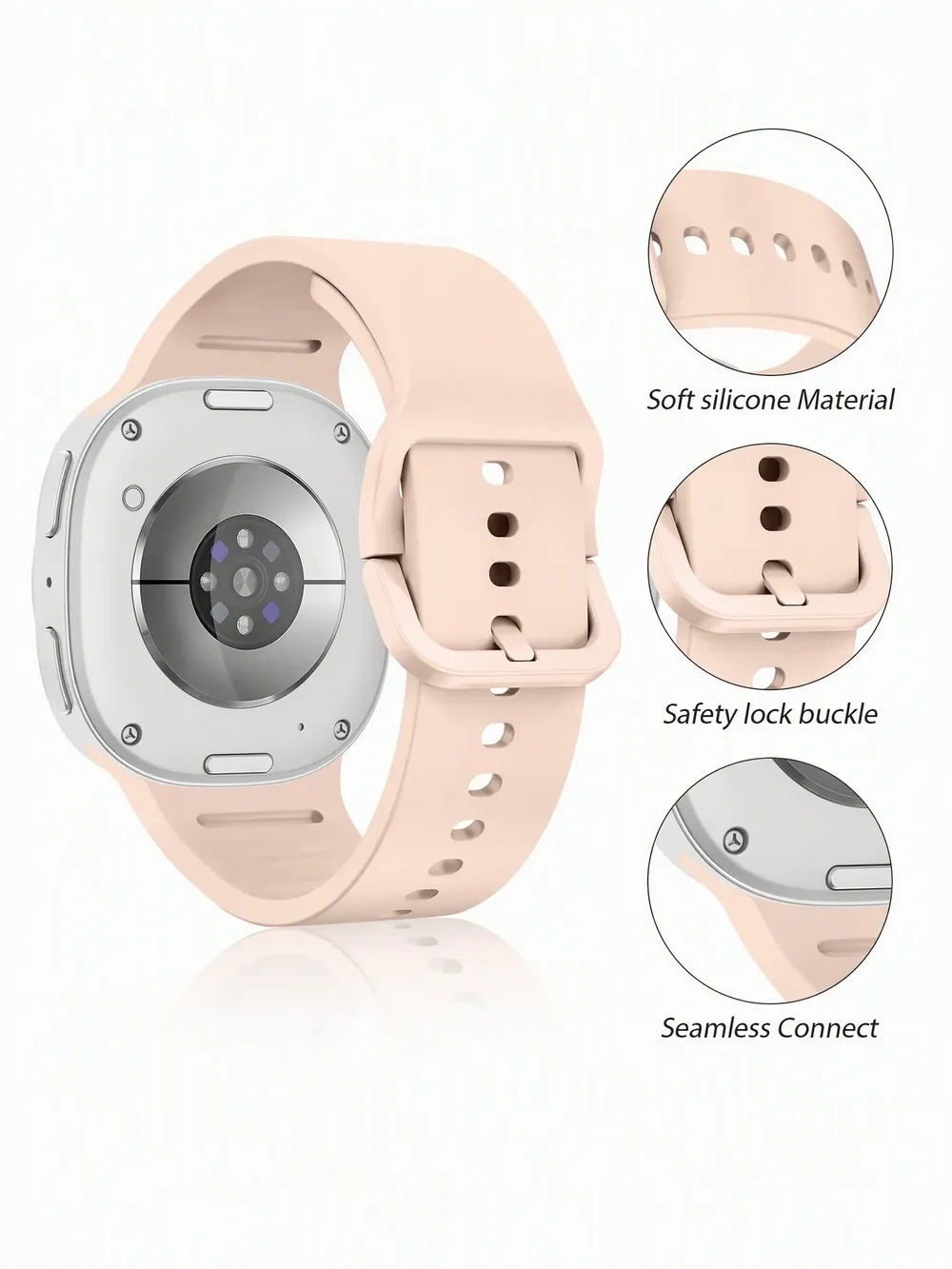 Bracelet montre silicone tactique